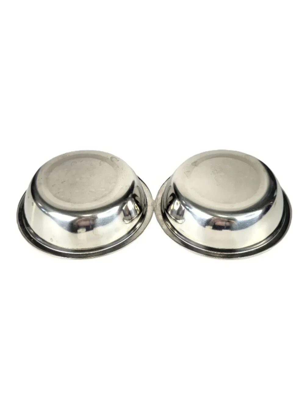 Elevated Dog Bowls with Wood Stand & Stainless Steel Pet Food Water Feeder